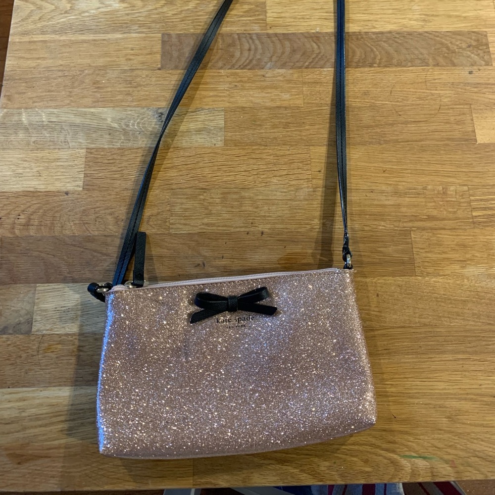 Kate Spade sparkly crossbody purse